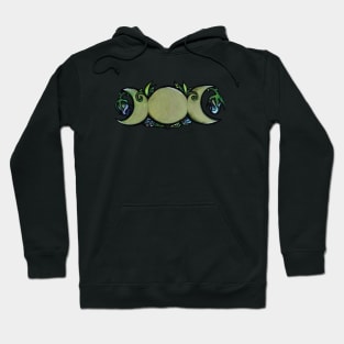 Triple Moon Symbol Hoodie